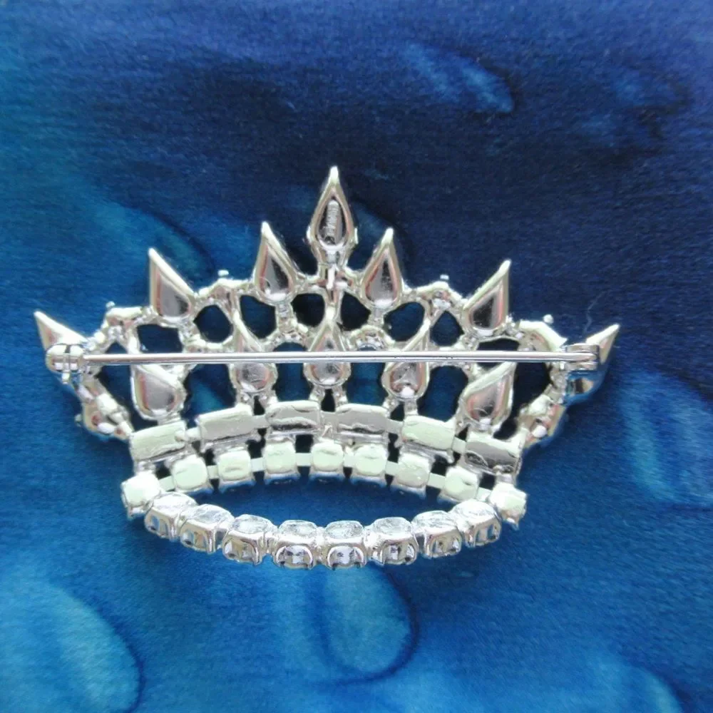 Vintage B. David Family Crown Brooch